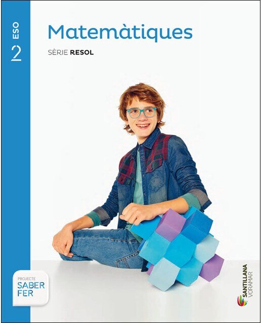 Portada de MATEMATIQUES SERIE RESOL 2 ESO SABER FER (Tapa blanda).