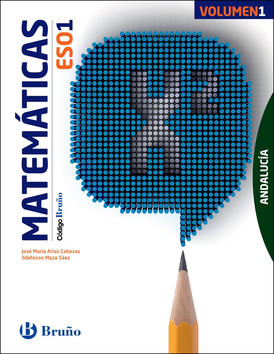 Código Bruño Matemáticas 1 ESO Andalucía - 3 volúmenes
