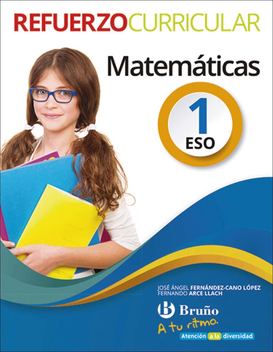 Portada de A tu ritmo Refuerzo Curricular Matemáticas 1 ESO (Tapa blanda).