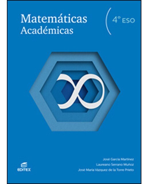 Portada de Matemáticas Académicas 4º ESO (Secundaria)