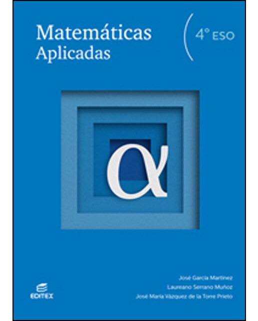 Portada de Matemáticas Aplicadas 4º ESO (Secundaria)