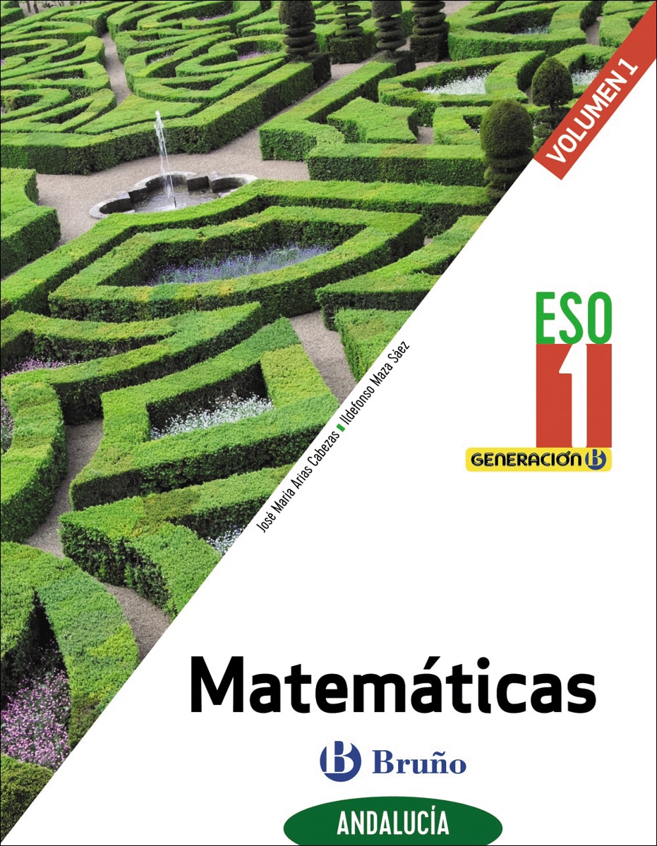 Generación B Matemáticas 1 ESO Andalucía 3 volúmenes