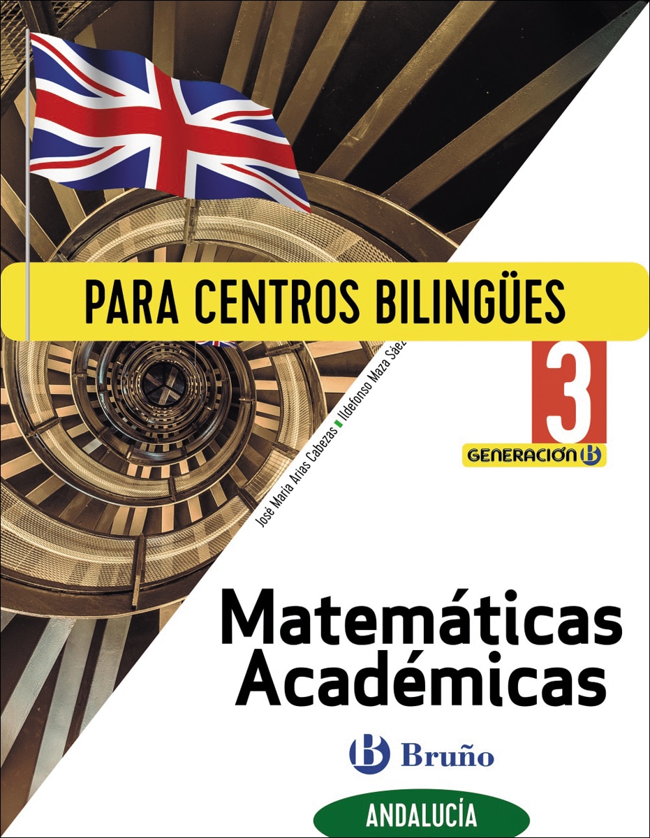 Generación B Matemáticas Académicas 3 ESO Andalucía: Para centros bilingües