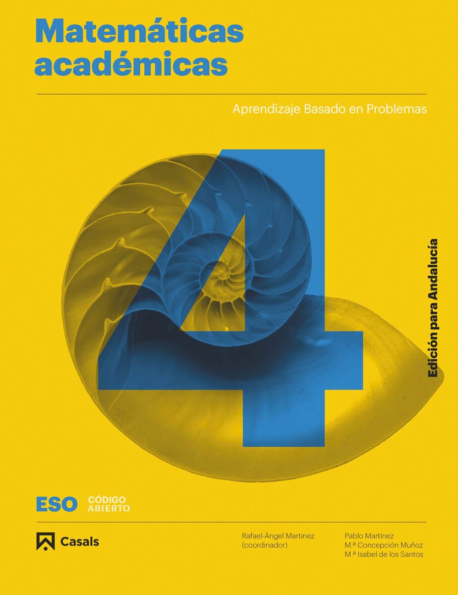 Portada de Matemáticas académicas 4 ESO Andalucía (Tapa blanda).