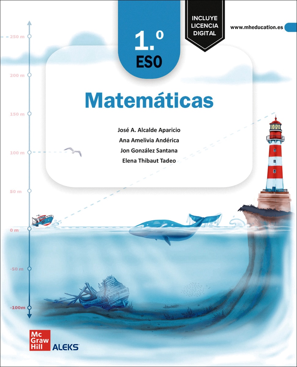 Portada de Matemáticas 1.º ESO