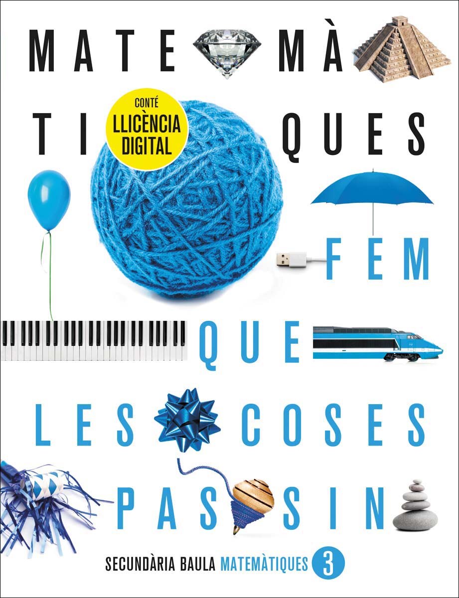 Portada de Matemàtiques 3r d'ESO LA FQLCP (Edició 2022) (Tapa blanda).