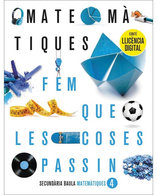 Portada de Matemàtiques 4t d'ESO LA FQLCP (Edició 2022).