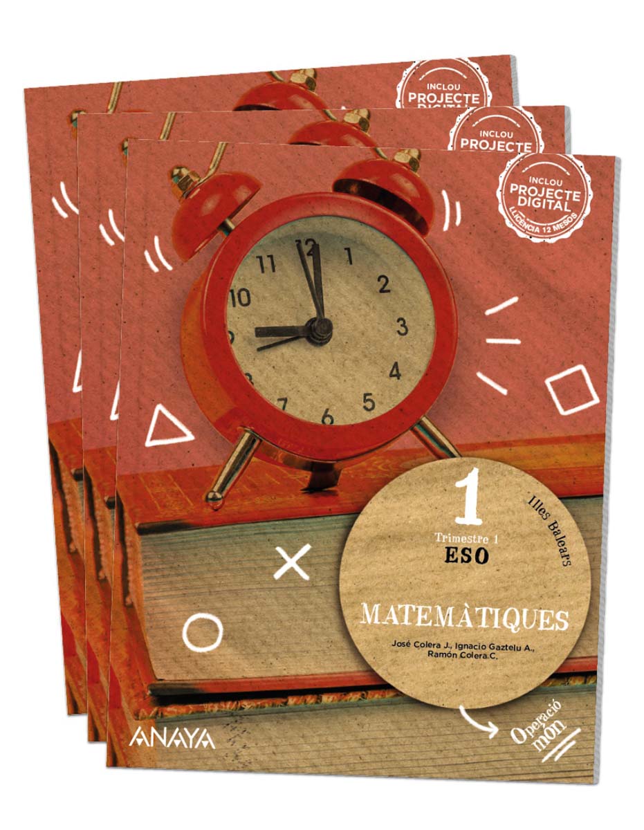 Portada de Matemàtiques 1. (Tapa blanda).