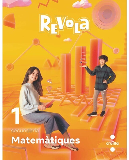 Portada de Matemàtiques. 1 Secundària. Revola. Cruilla (Tapa blanda).