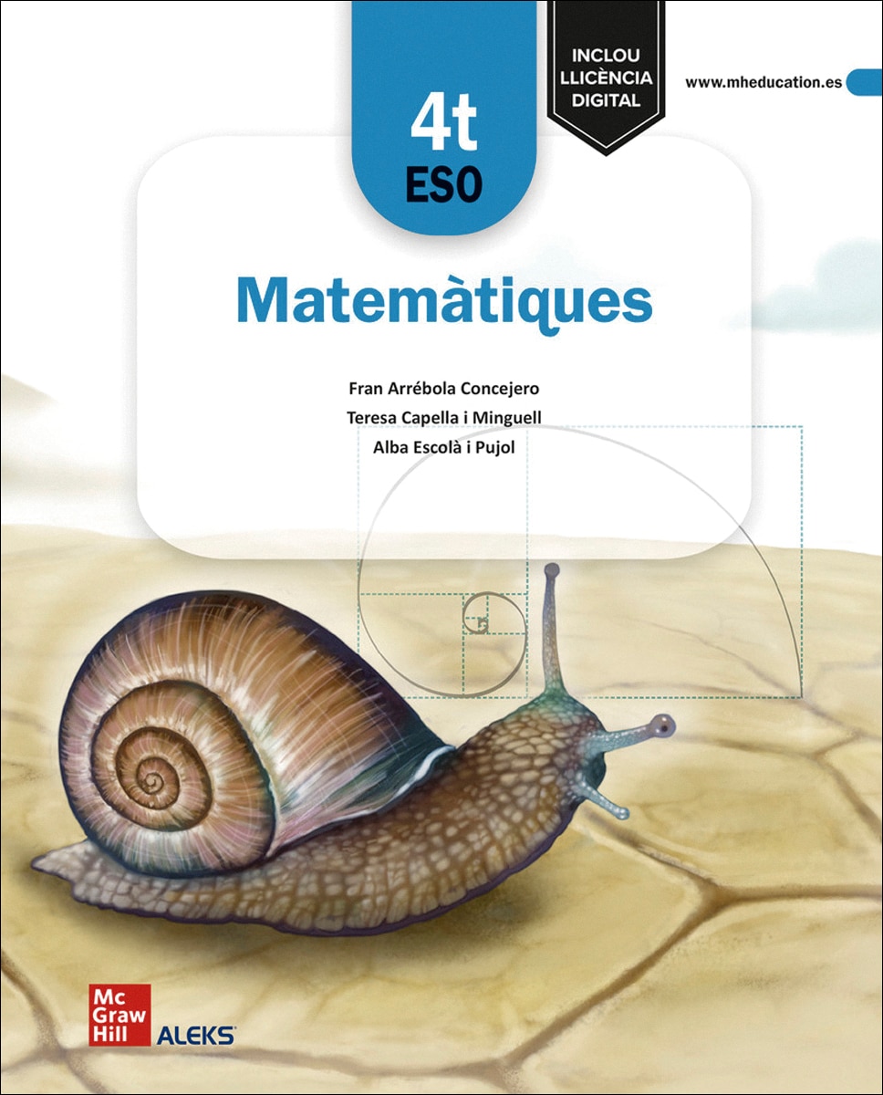 Portada de Matemàtiques 4t ESO