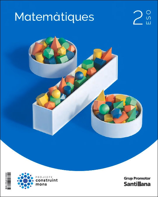 Portada de MATEMATIQUES 2 SEC CONSTRUINT MONS (Tapa blanda).