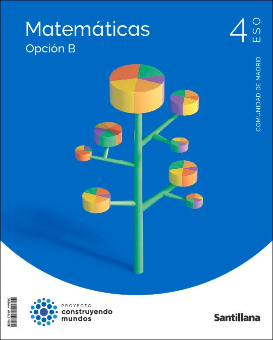 Portada de Matemáticas B 4ESO Madrid CM (Tapa blanda).