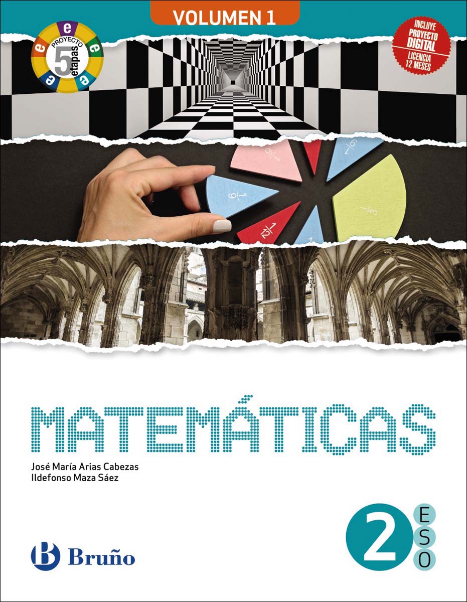 Matemáticas 2 ESO 3 volúmenes Proyecto 5 etapas  (Tapa blanda) 1