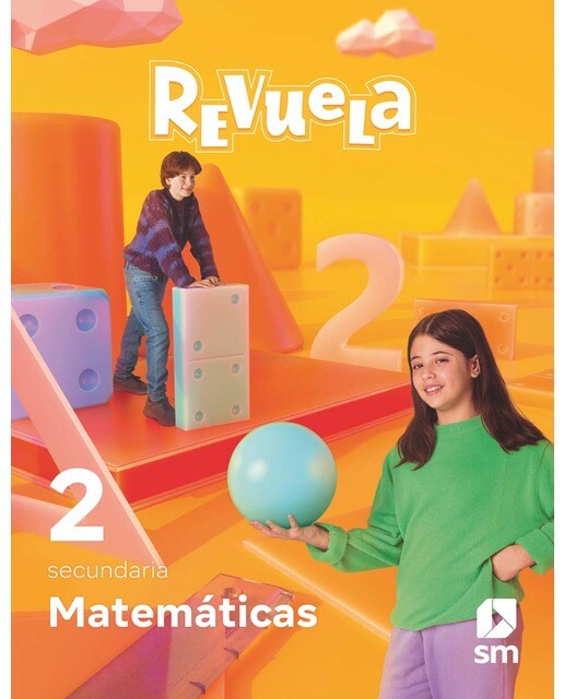 Portada de Matemáticas. 2 Secundaria. Revuela (Tapa blanda).