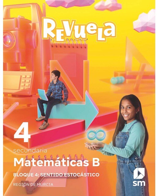 Matemáticas aplicadas a las Ciencias de la Naturaleza. 4 Secundaria. Revuela. Región de Murcia (Tapa blanda) 1
