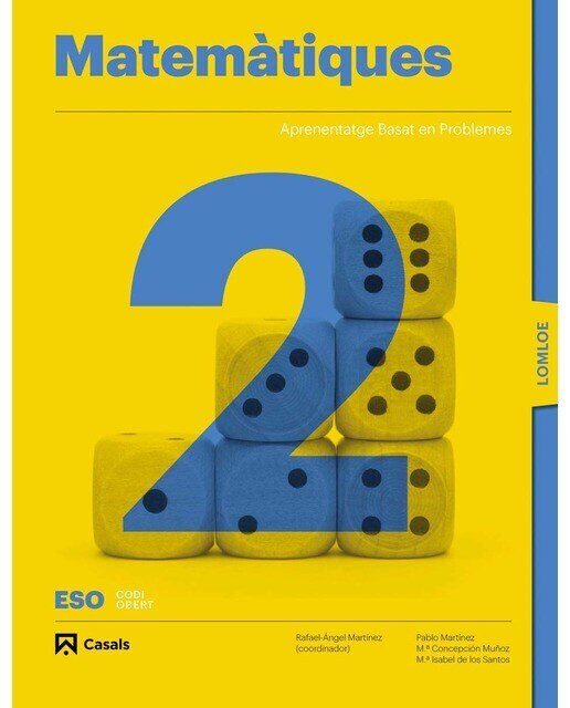 Portada de MATEMÀTIQUES 2 ESO LOMLOE (Tapa blanda).