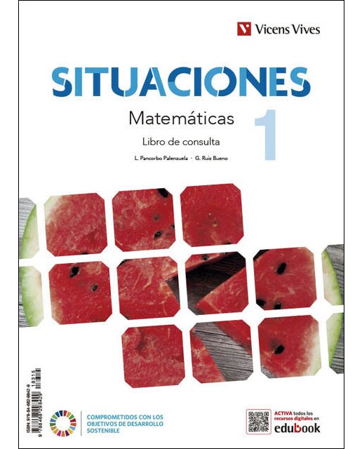 Portada de Situaciones 1. Matemáticas. Libro de consulta (Tapa blanda).