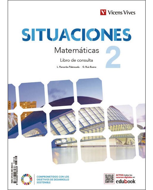 Portada de Situaciones 2. Matemáticas. Libro de consulta (Tapa blanda).