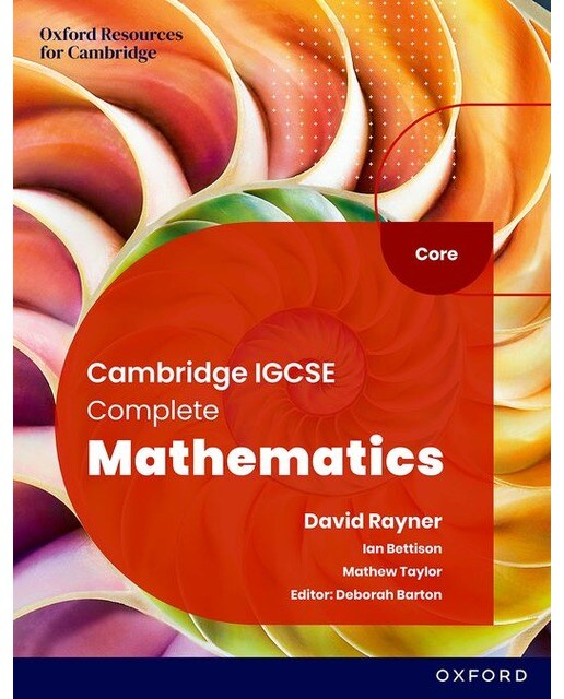 Portada de New Cambridge Igcse Complete Mathematics Core: Student Book (Sixth Edition).