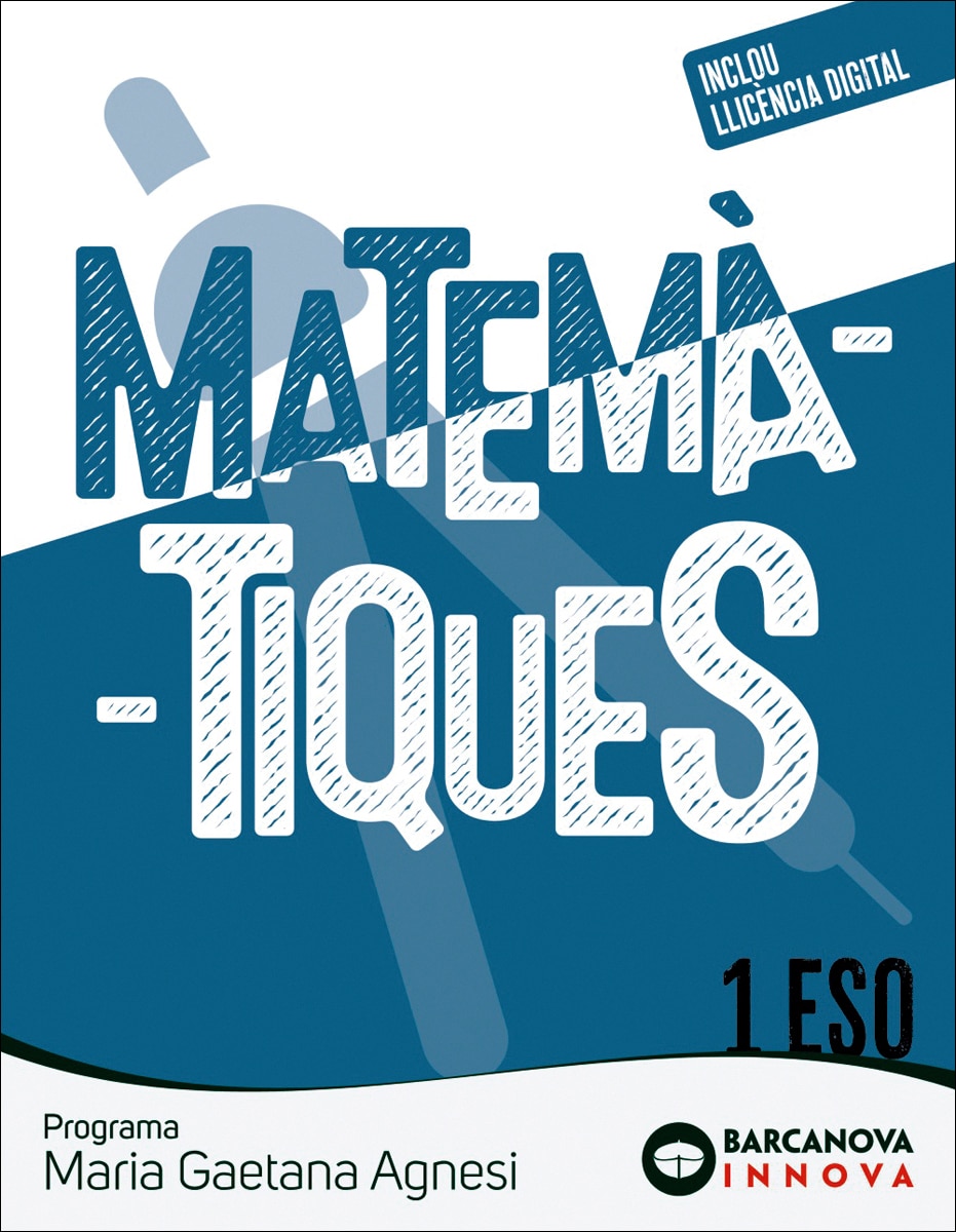 Maria Gaetana Agnesi 1 ESO. Matemàtiques  (Tapa blanda) 1