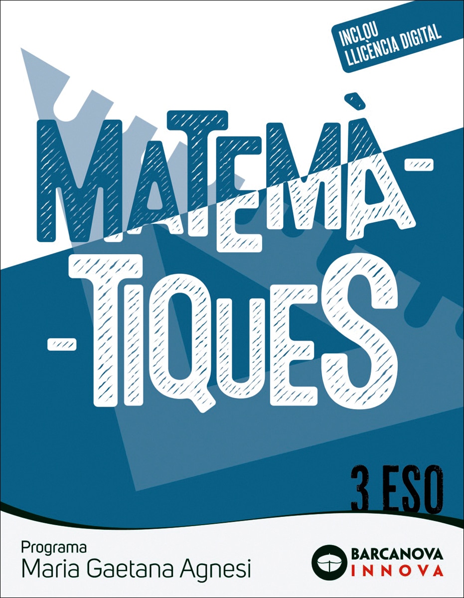 Maria Gaetana Agnesi 3 ESO. Matemàtiques (Tapa blanda) 1