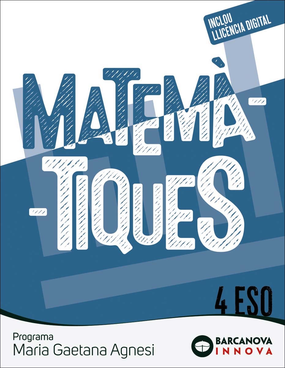 Maria Gaetana Agnesi 4 ESO. Matemàtiques (Tapa blanda) 1