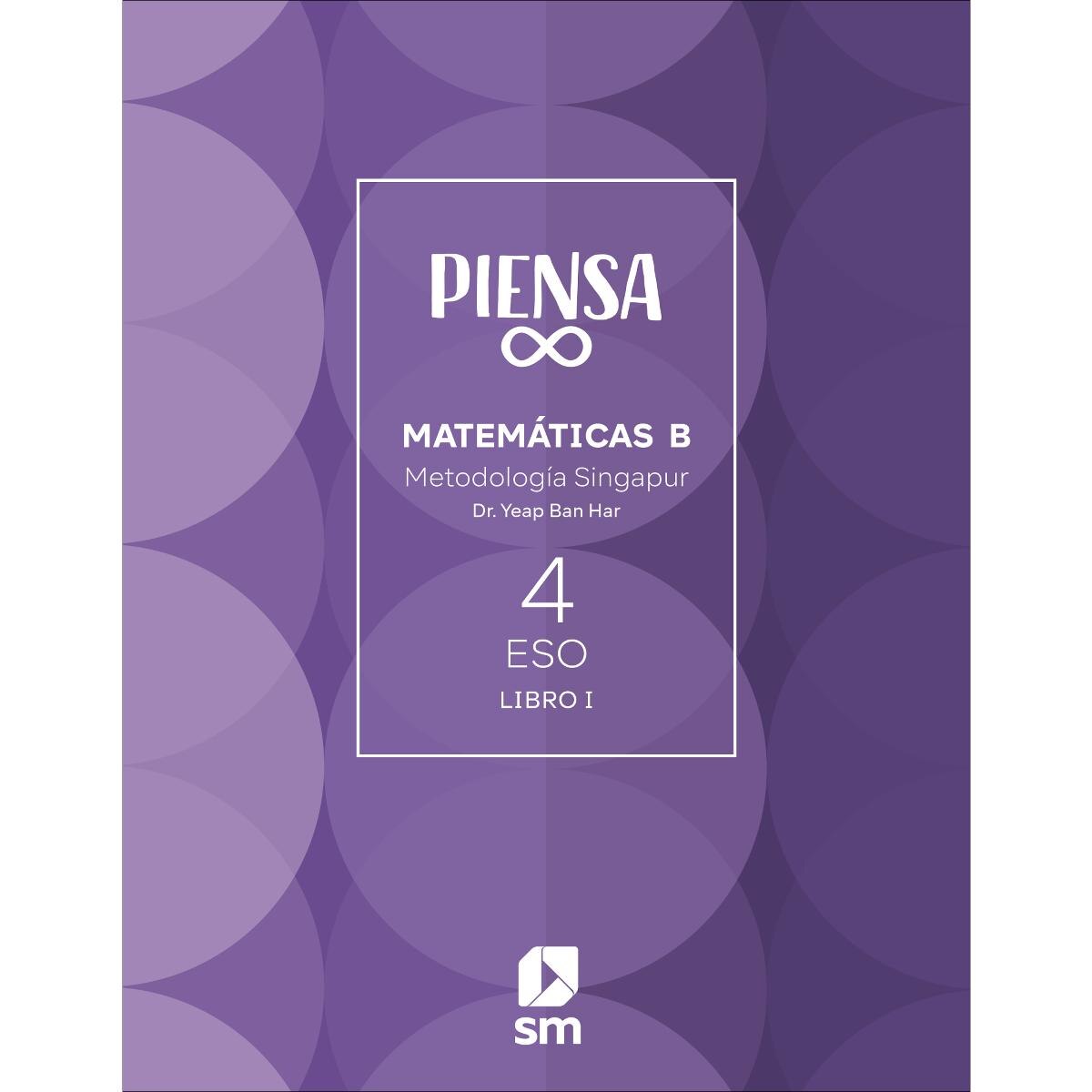 Piensa Infinito. Metodología Singapur. 4 Secundaria (Tapa blanda) 1