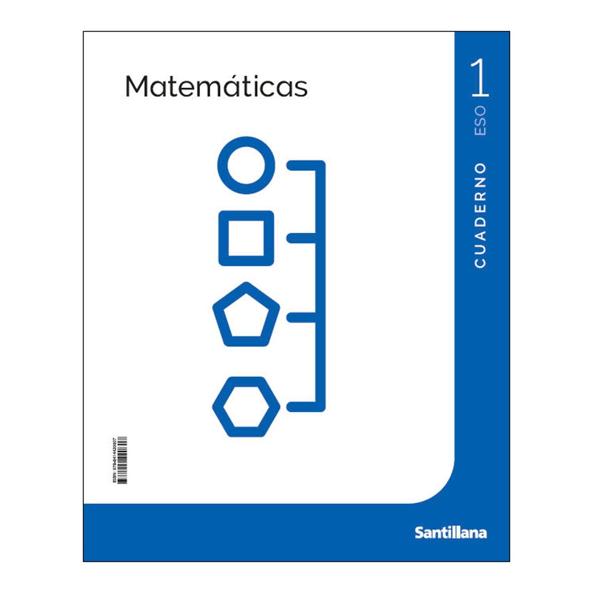 MATEMÁTICAS 1 ESO CM SANTILLANA (Tapa blanda) 1