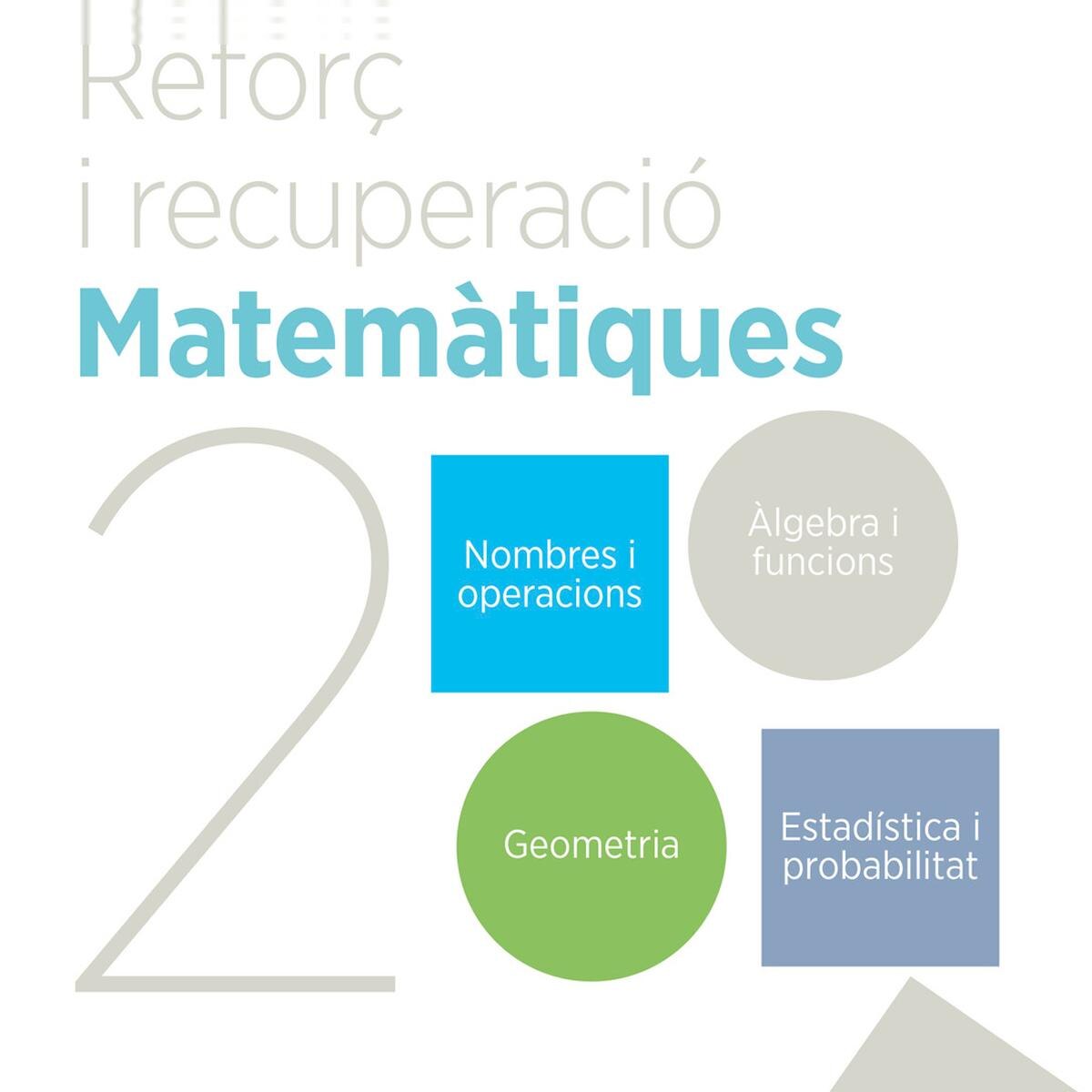 Portada de Reforç i recuperació. Matemàtiques 2.