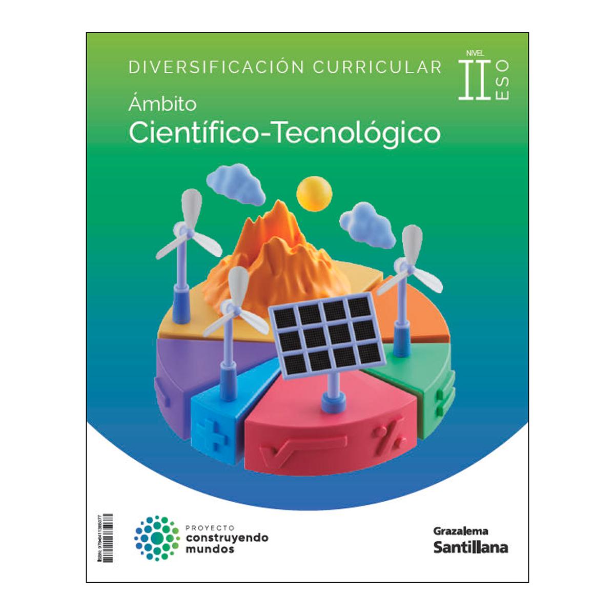 Diversificación 4 ESO Ámbito Científico-Tecnológico Construyendo Mundos II Grazalema (Tapa blanda) 1