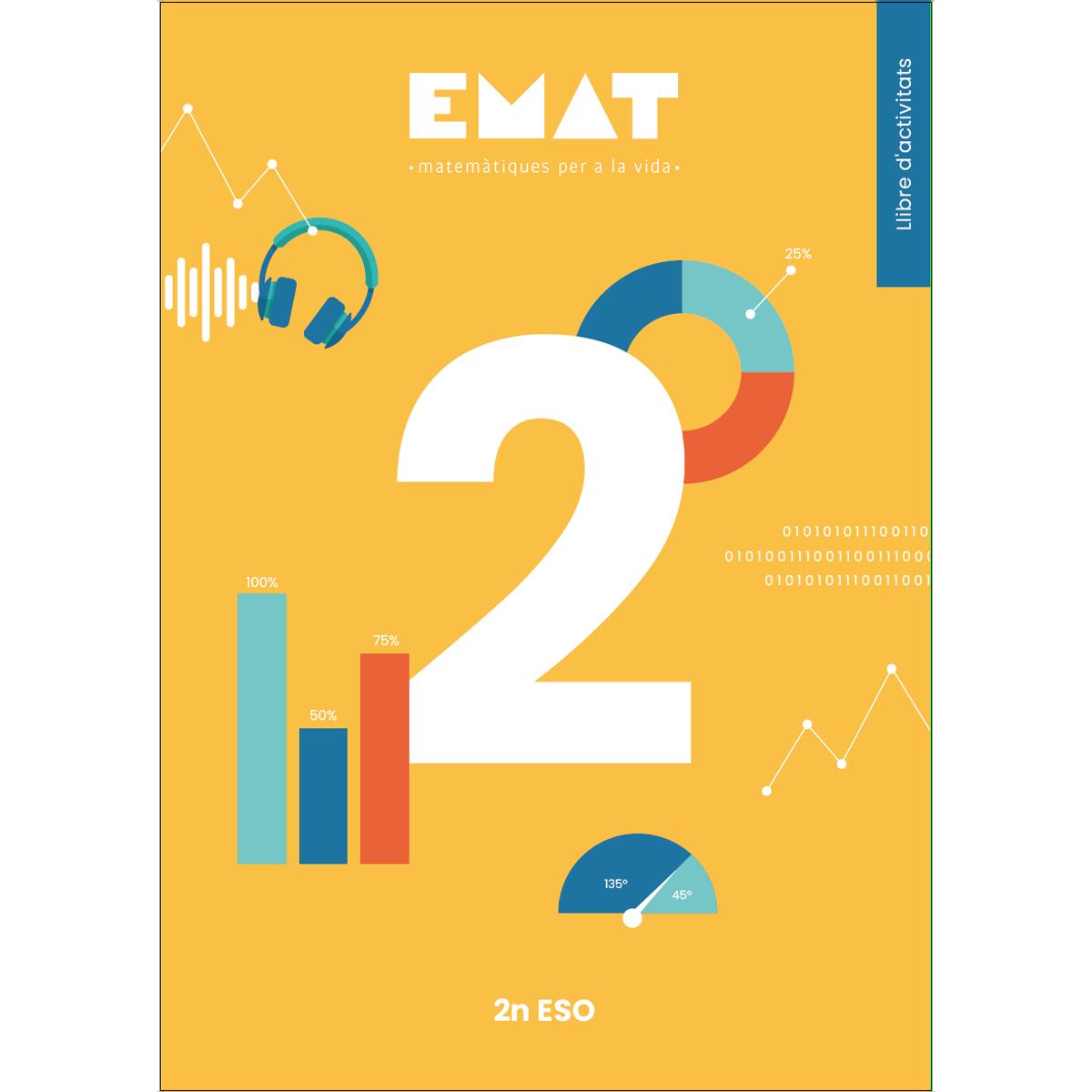 Portada de EMAT 2n Secundària Activitats (inclou llicència llibre d'activitats)