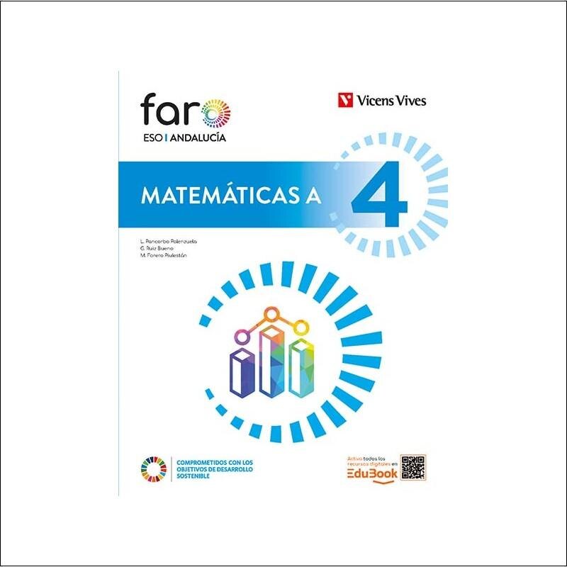 Matemáticas 4A Andalucía (Faro)  (Tapa blanda) 1