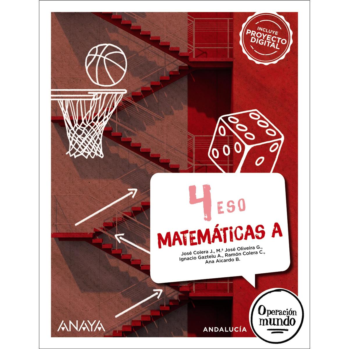 Portada de Matemáticas A 4.