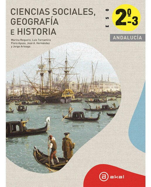Portada de Ciencias Sociales 2º ESO Andalucía. Libro del alumno (Enseñanza secundaria) - 9788446035725