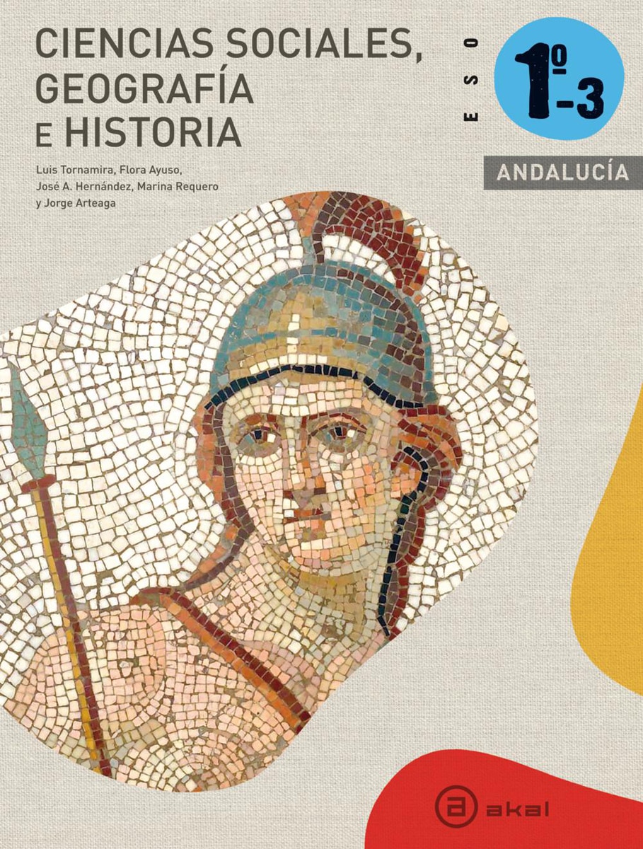 Portada de Ciencias Sociales 1º ESO - Andalucía: Obra Completa (Trimestres) (Tapa blanda).