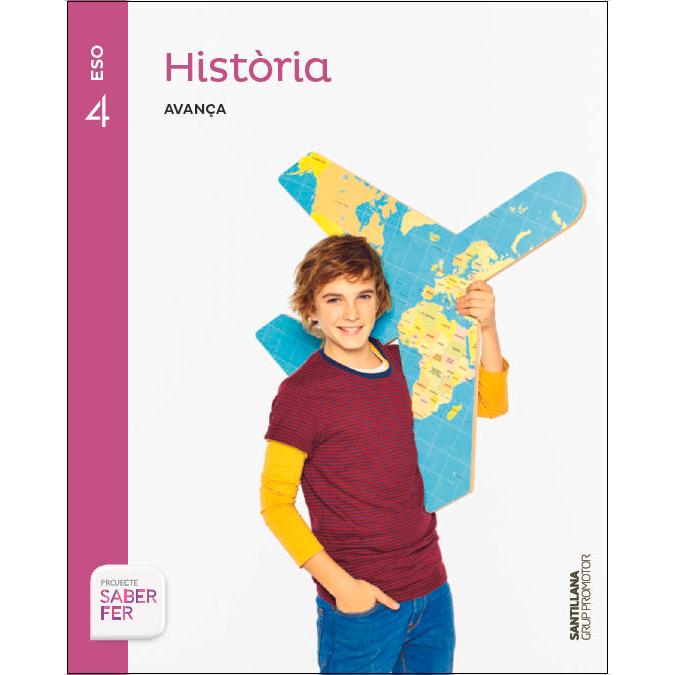 Portada de HISTORIA SERIE AVANÇA 4 ESO SABER FER (Tapa blanda).