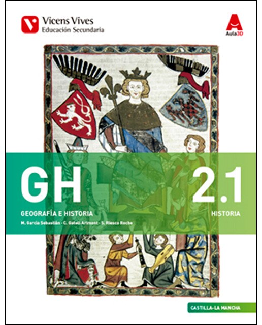 Gh 2 cast-la mancha (geo/hist) + sep geo aula 3d (Tapa blanda) 1