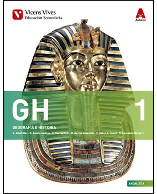 Imagen 0 de GH 1 ANDALUCIA (GEOGRAFIA/HISTORIA) ESO AULA 3D  (Tapa blanda)
