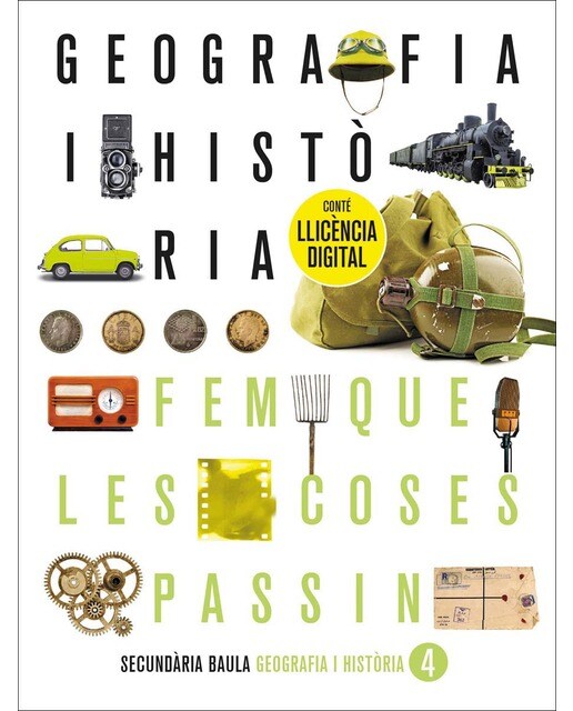 Portada de Geografia i Història 4t d'ESO LA FQLCP (Edició 2022) (Tapa blanda).