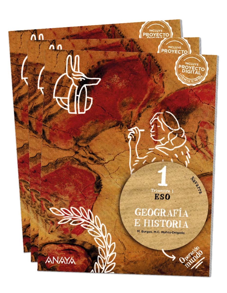 Portada de Geografía e Historia 1. (Tapa blanda).