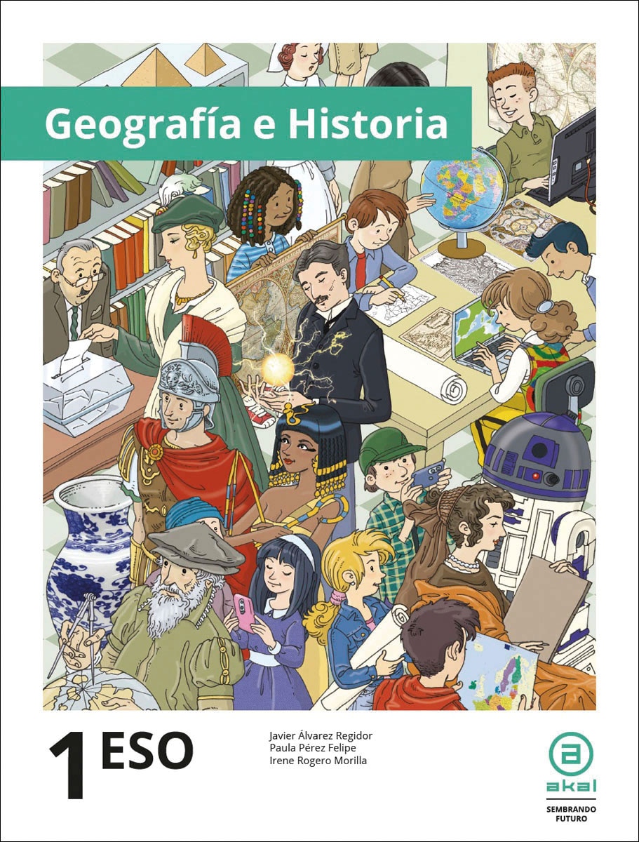 Portada de ESO 1º Geografía e Historia (Tapa blanda).