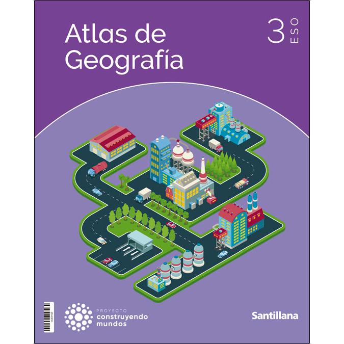 Portada de GEOGRAFIA E HISTORIA ARAGON 3 ESO CONSTRUYENDO MUNDOS (Tapa blanda).