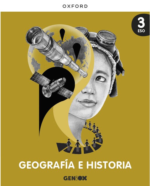 Portada de Geografía e Historia 3º ESO. Libro del estudiante PACK. GENiOX (Castilla-La Mancha).