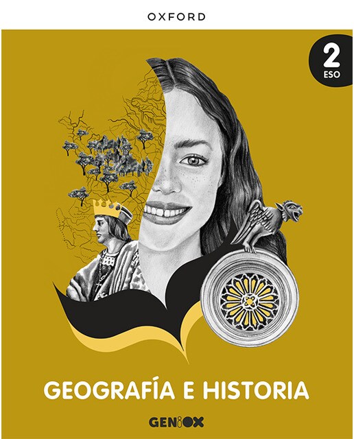Portada de Geografía e Historia 2º ESO. Libro del estudiante PACK. GENiOX (Castilla y León).