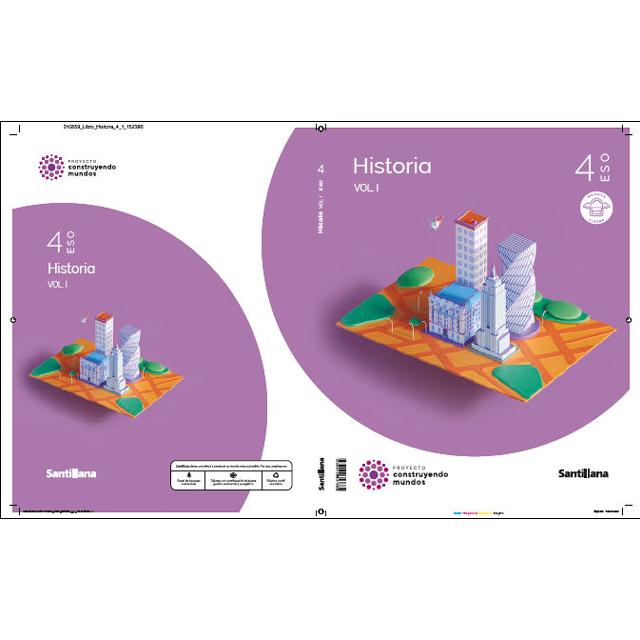 Portada de HISTORIA MURCIA MOCHILA LIGERA 4 ESO CONSTRUYENDO MUNDOS (Tapa blanda).