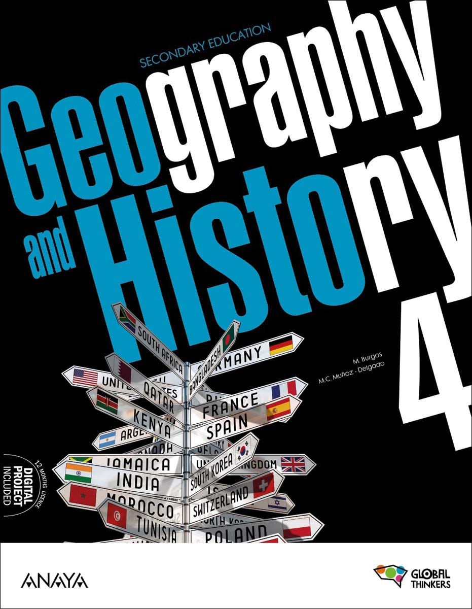 Portada de Geography and History 4. Student's Book (Tapa blanda).