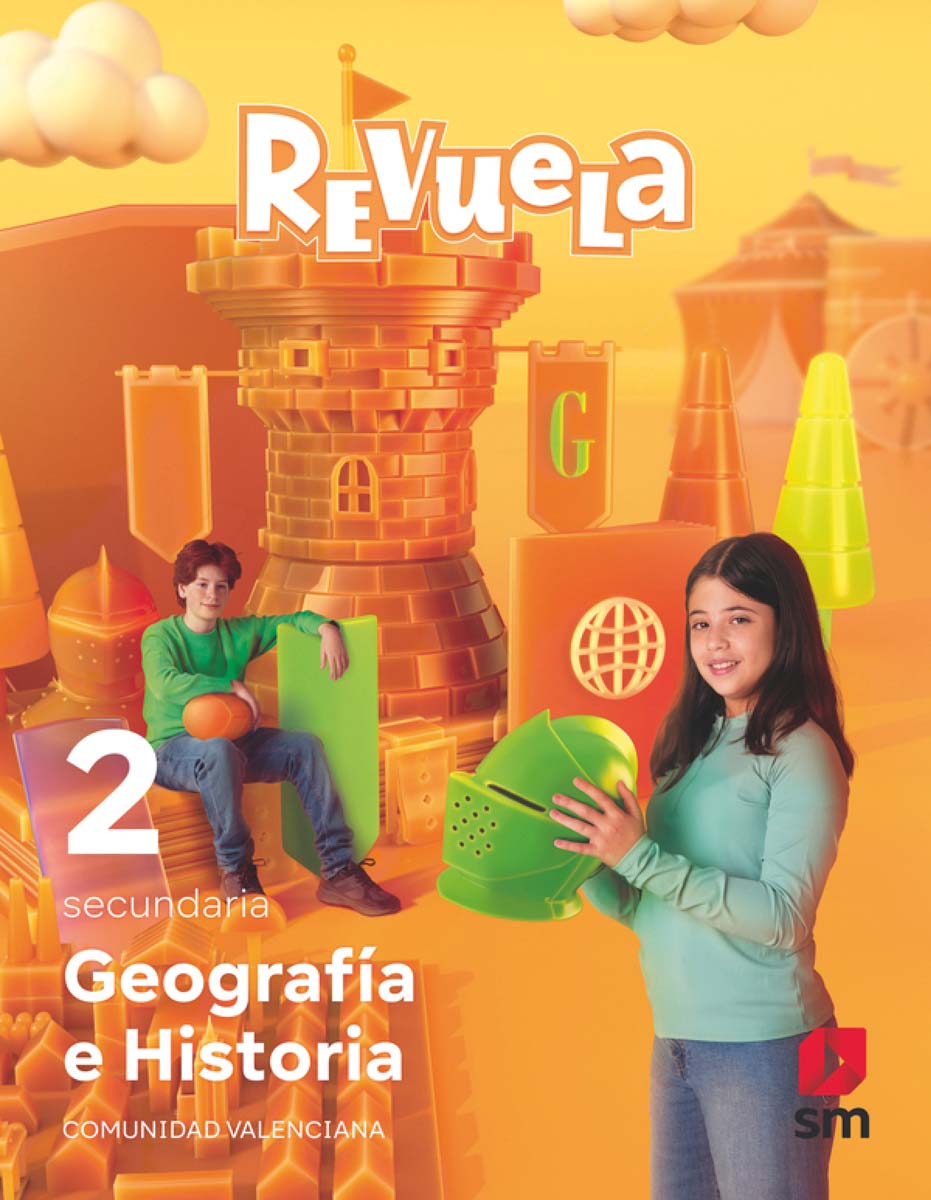 Geografía e Historia. 2 Secundaria. Revuela. Comunidad Valenciana  (Tapa blanda) 1