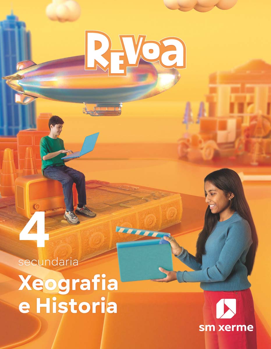 Imagen 1 de Xeografía e historia. 4 Secundaria. Revoa  (Tapa blanda)