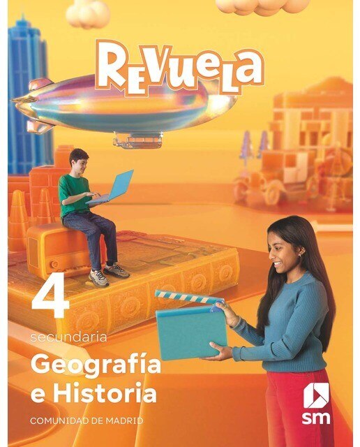 Geografía e Historia. 4 Secundaria. Revuela. Comunidad de Madrid (Tapa blanda) 1