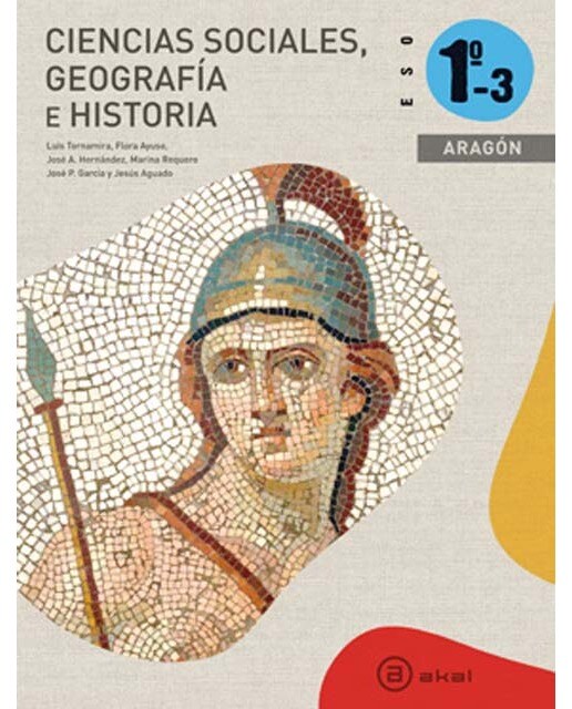 Portada de Ciencias Sociales 1º ESO - Aragón (Enseñanza secundaria) - 9788446033738